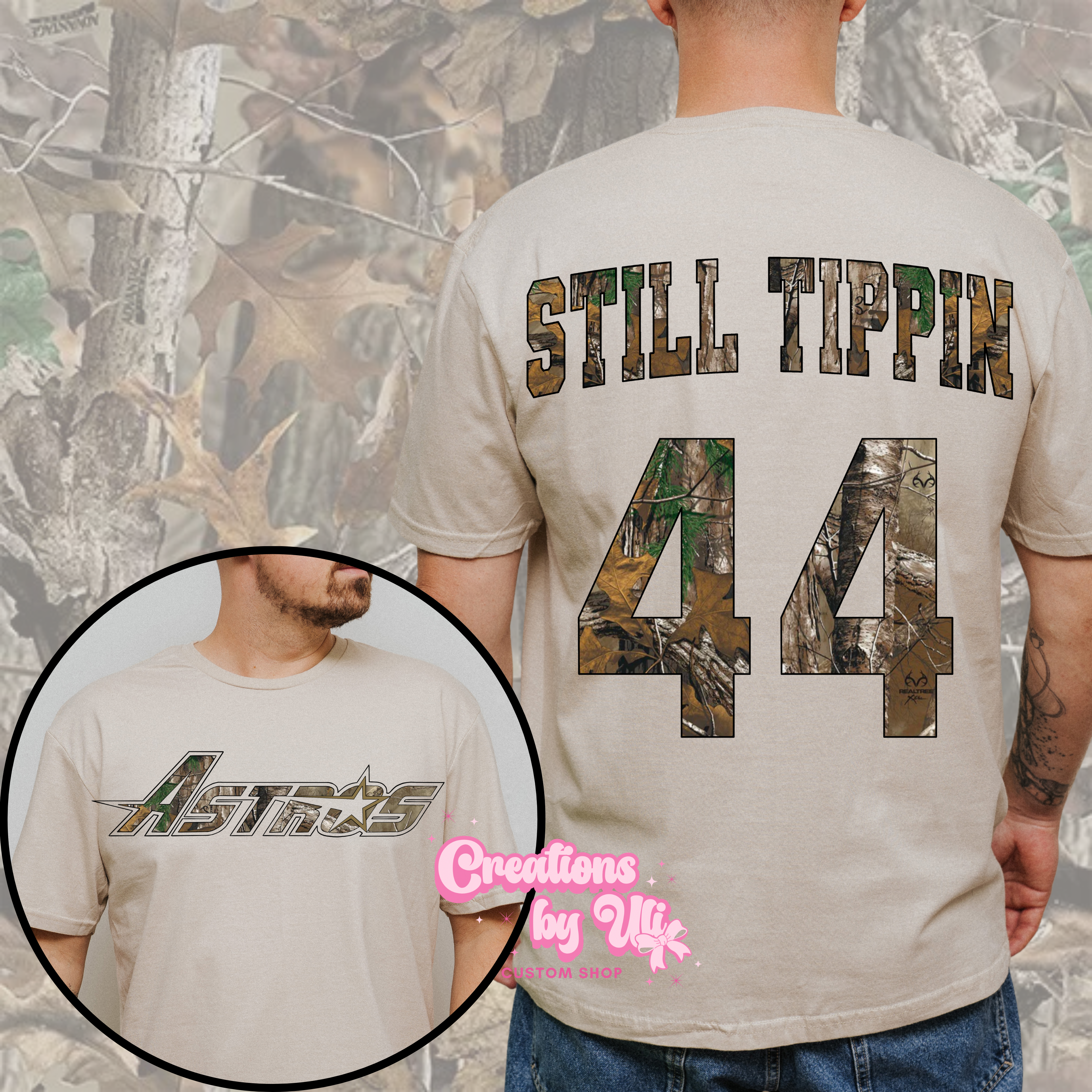 Still Tippin Camo Tee