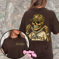 Astros Camo Skeleton Tee