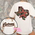 Astros Script Texas Camo Tee
