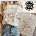 Let’s Rodeo PNG | Western Cowgirl Digital Download | Rodeo Shirt Design