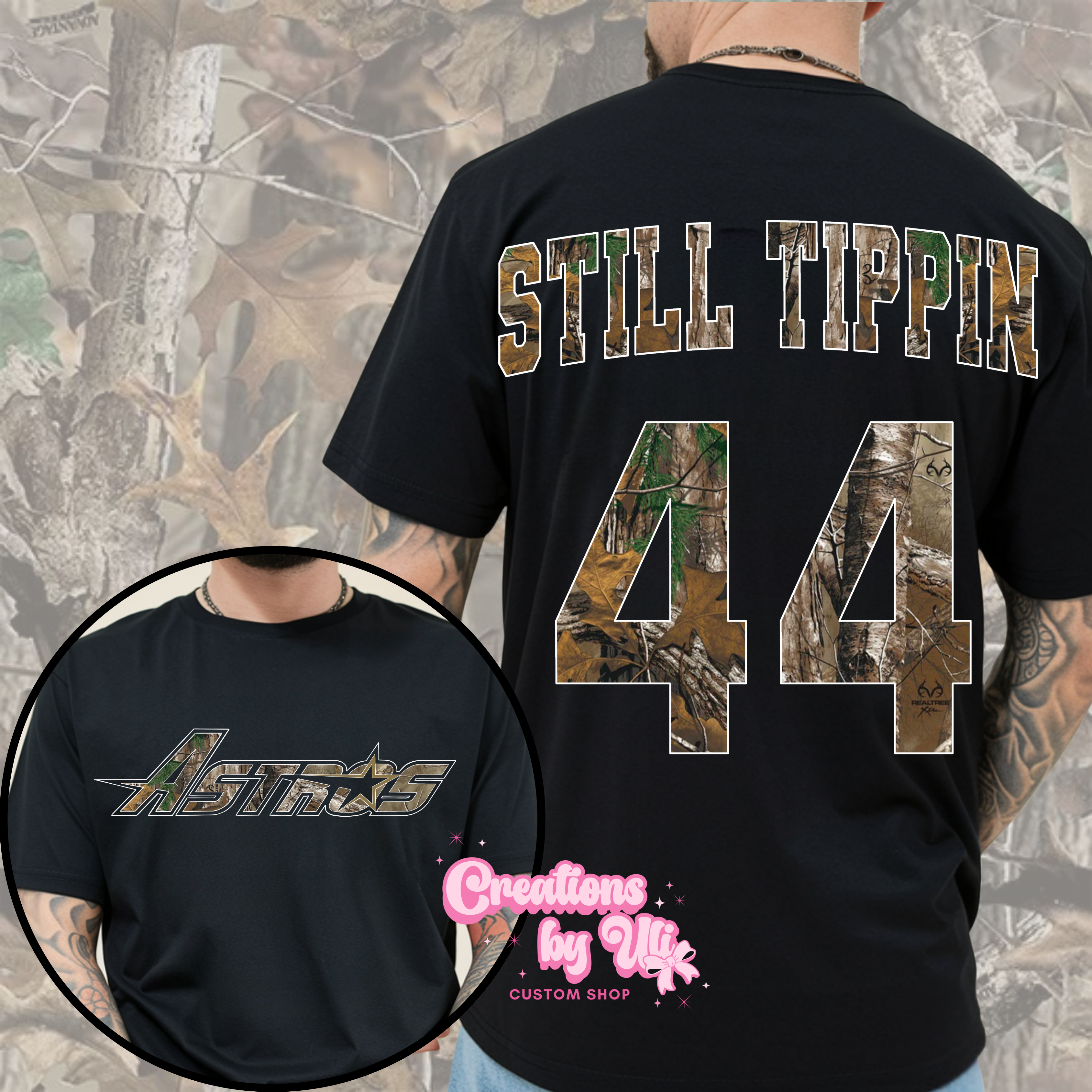 Still Tippin Camo Tee