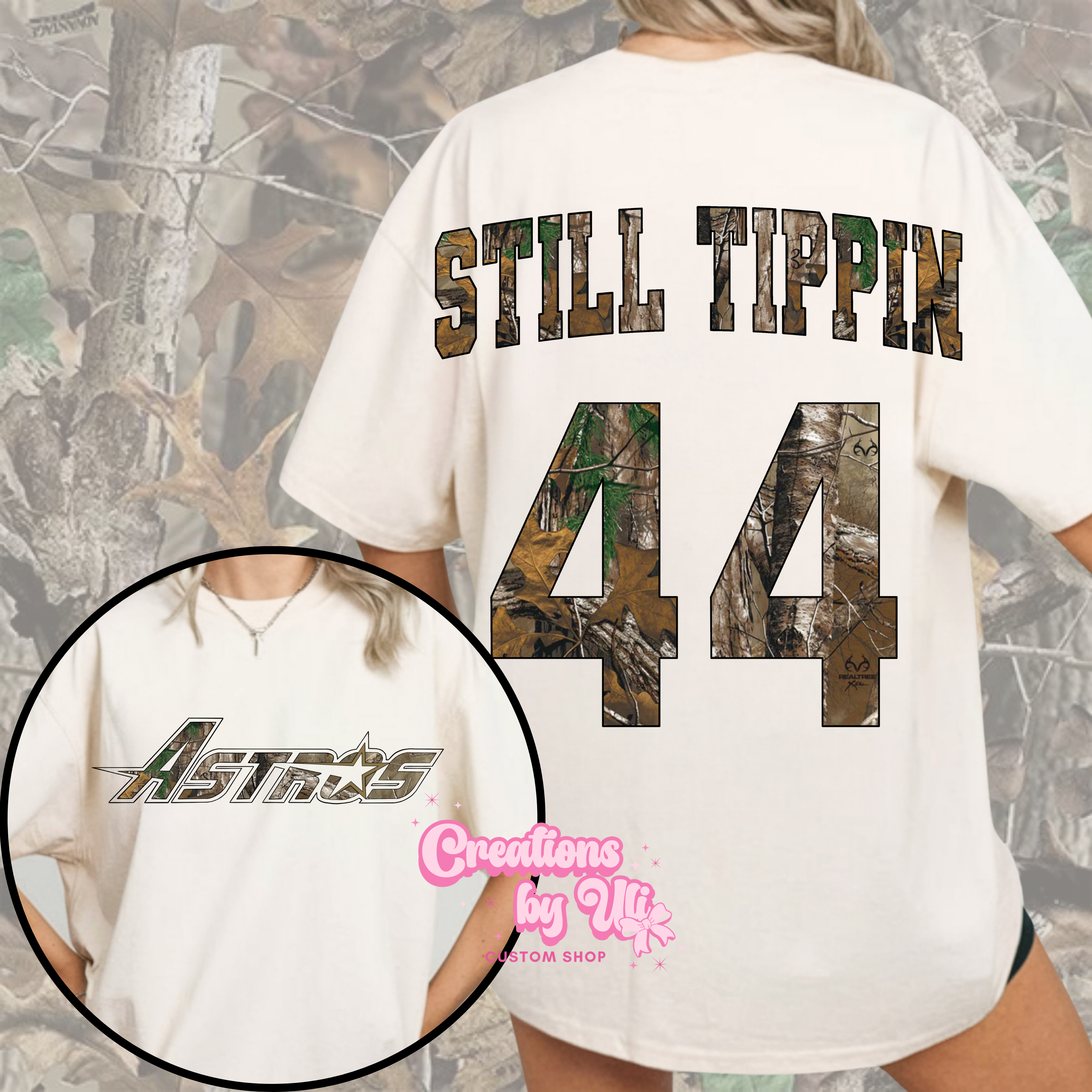 Still Tippin Camo Tee