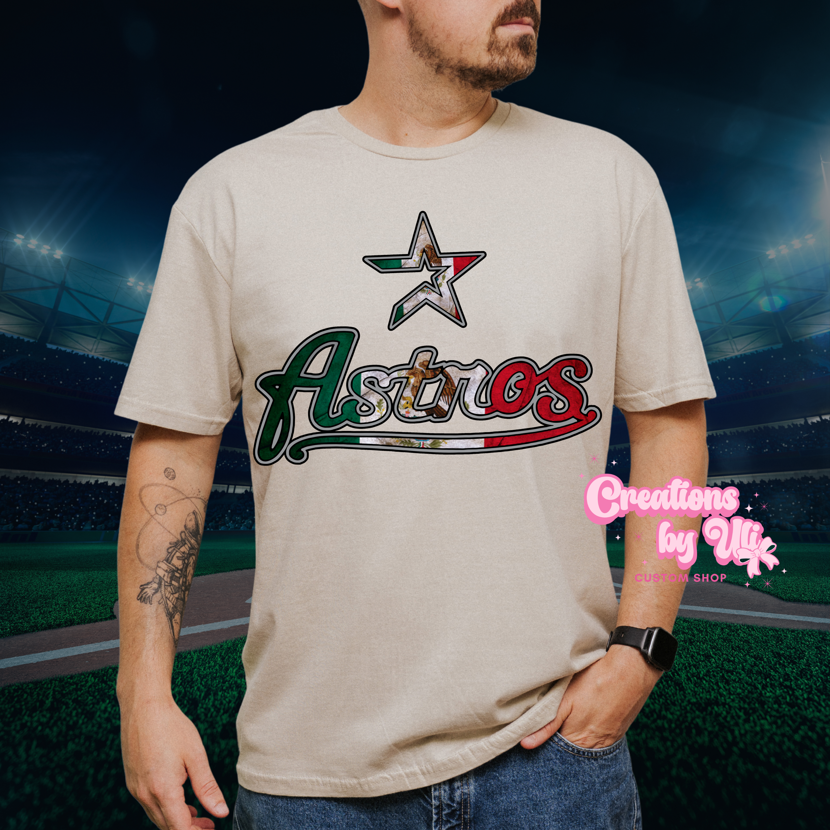 Houston Astros Mexico Pride Tee
