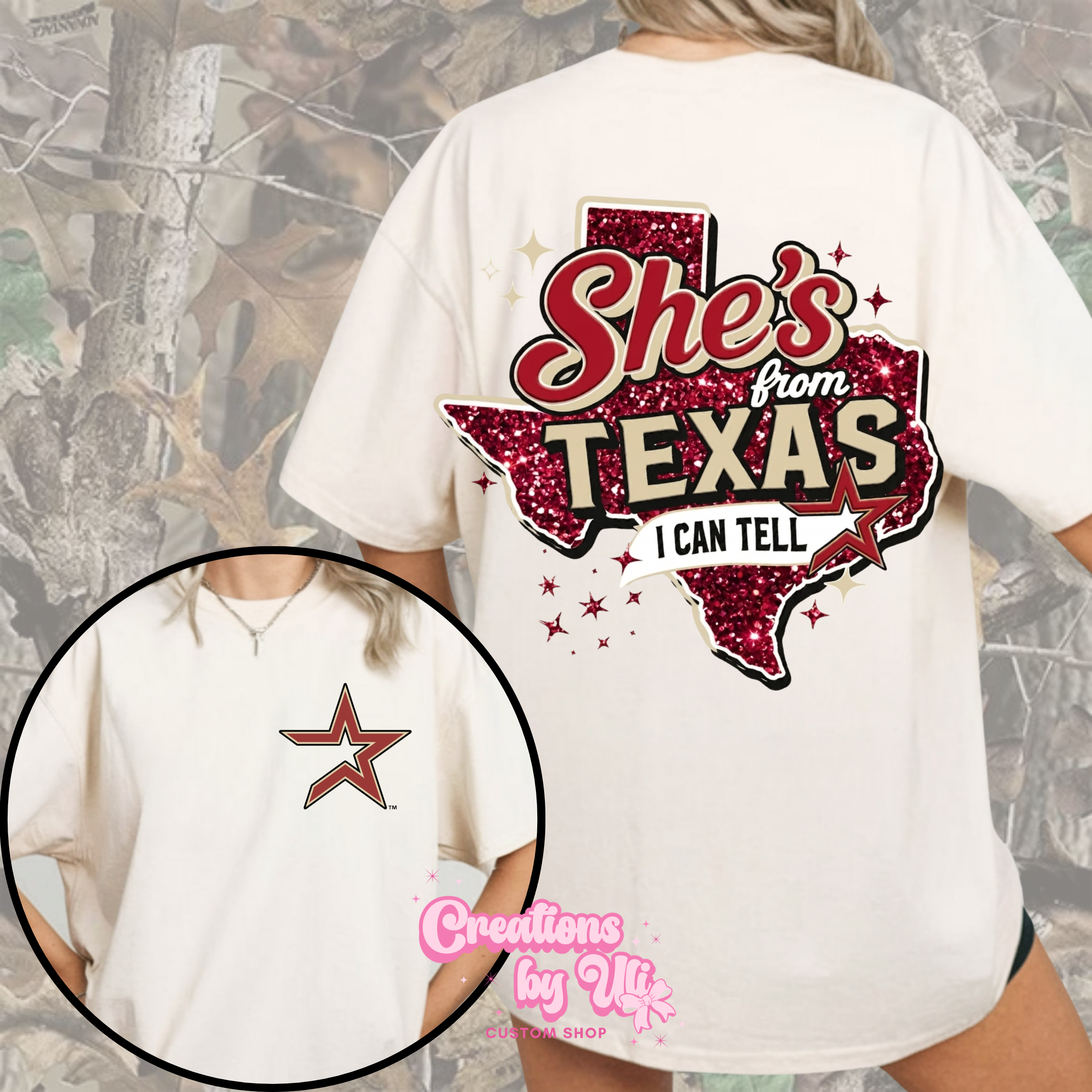 She’s From Texas Tee – Glitter
