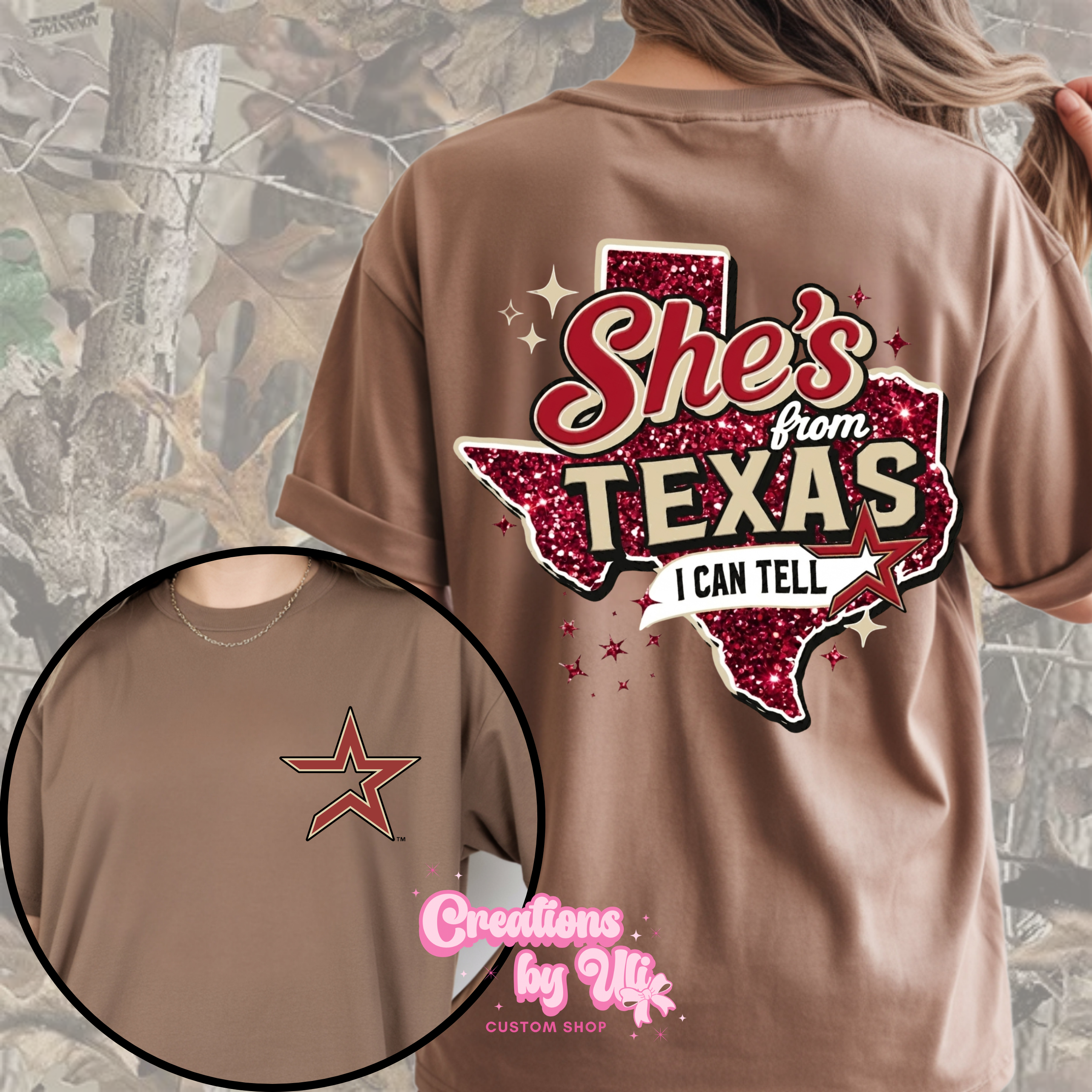 She’s From Texas Tee – Glitter