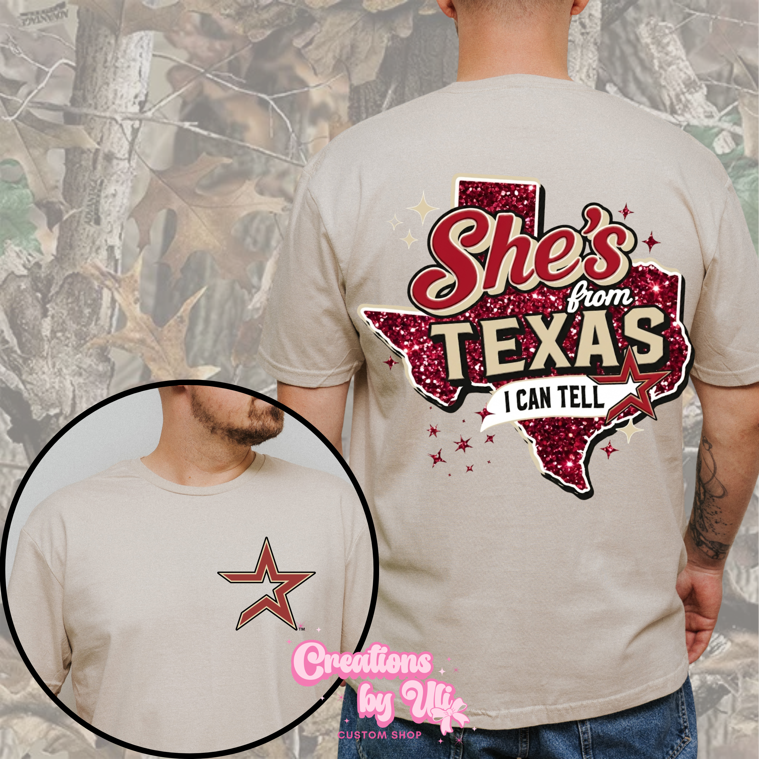 She’s From Texas Tee – Glitter