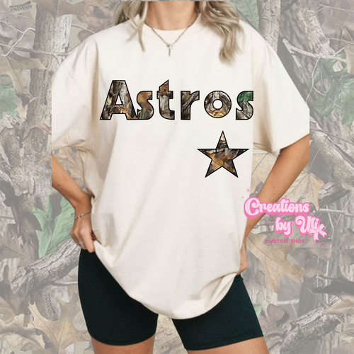Astros Camo Tee