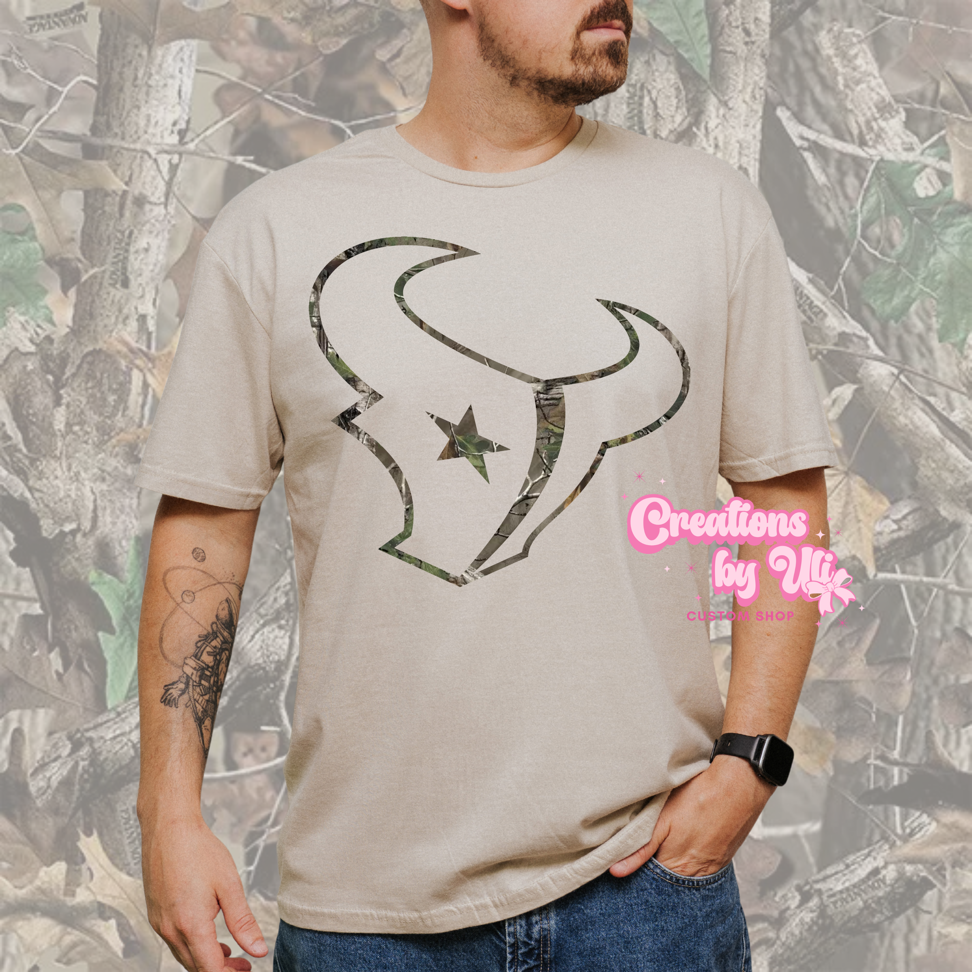 Houston Texans Camo Tee