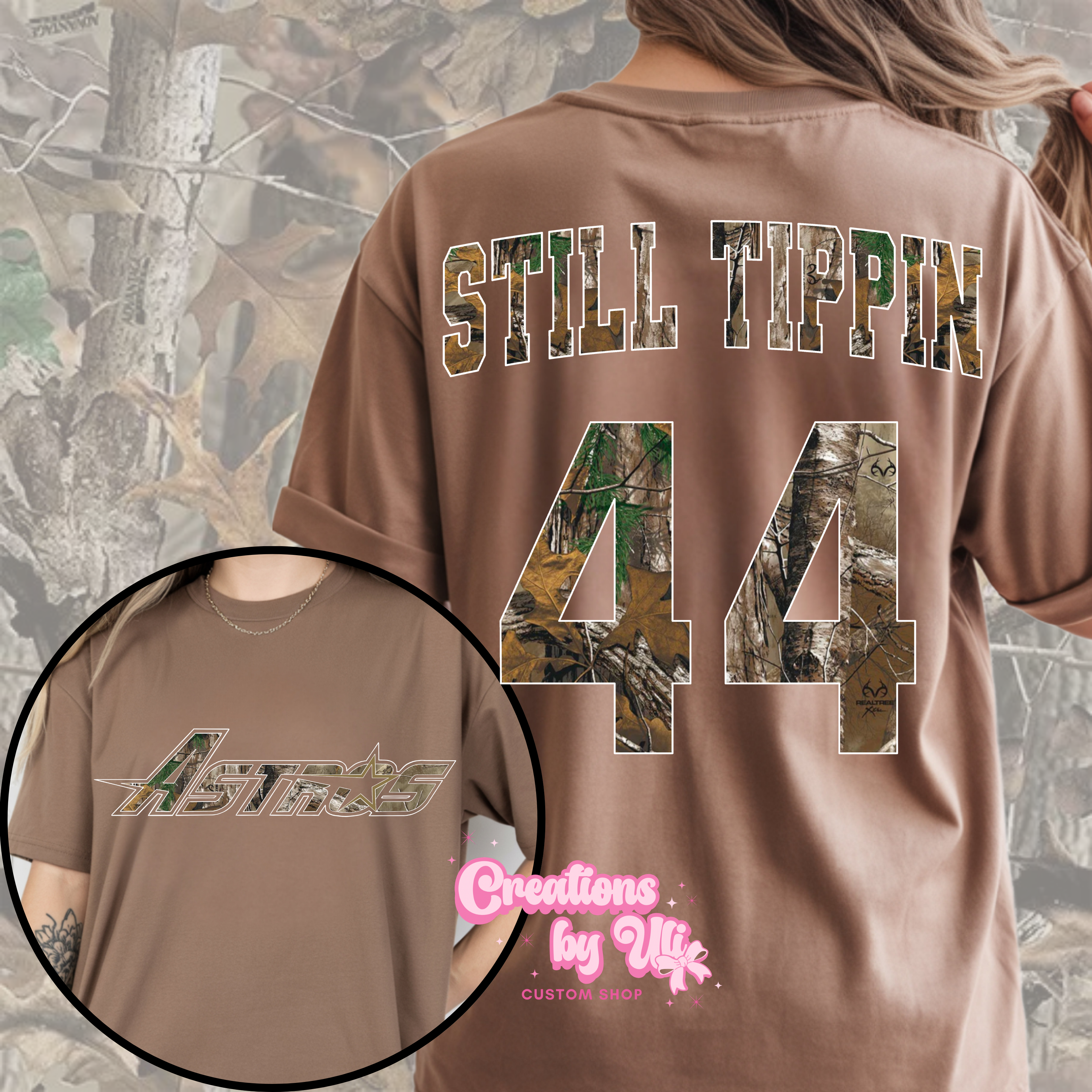 Still Tippin Camo Tee