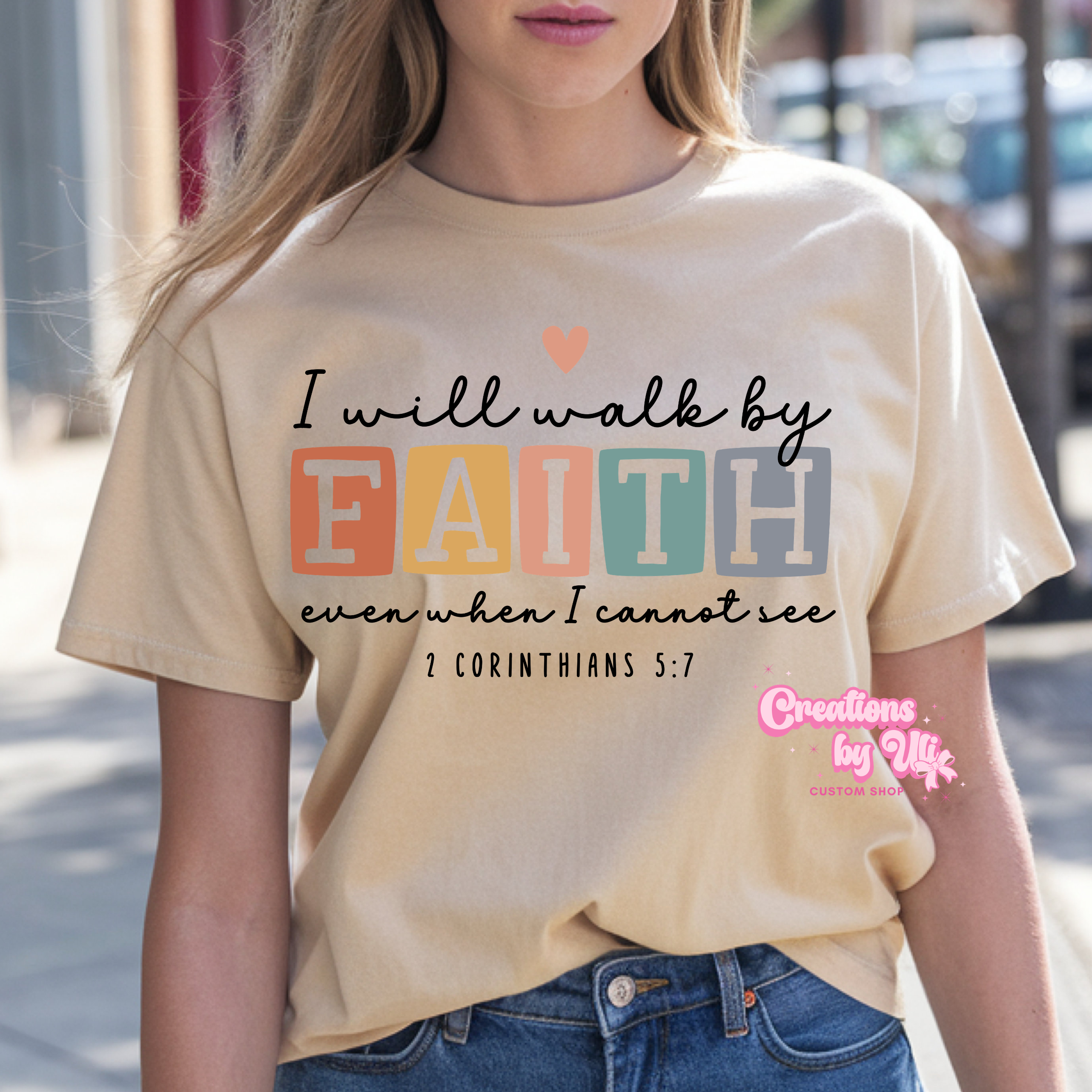 I Will Walk By Faith Tee