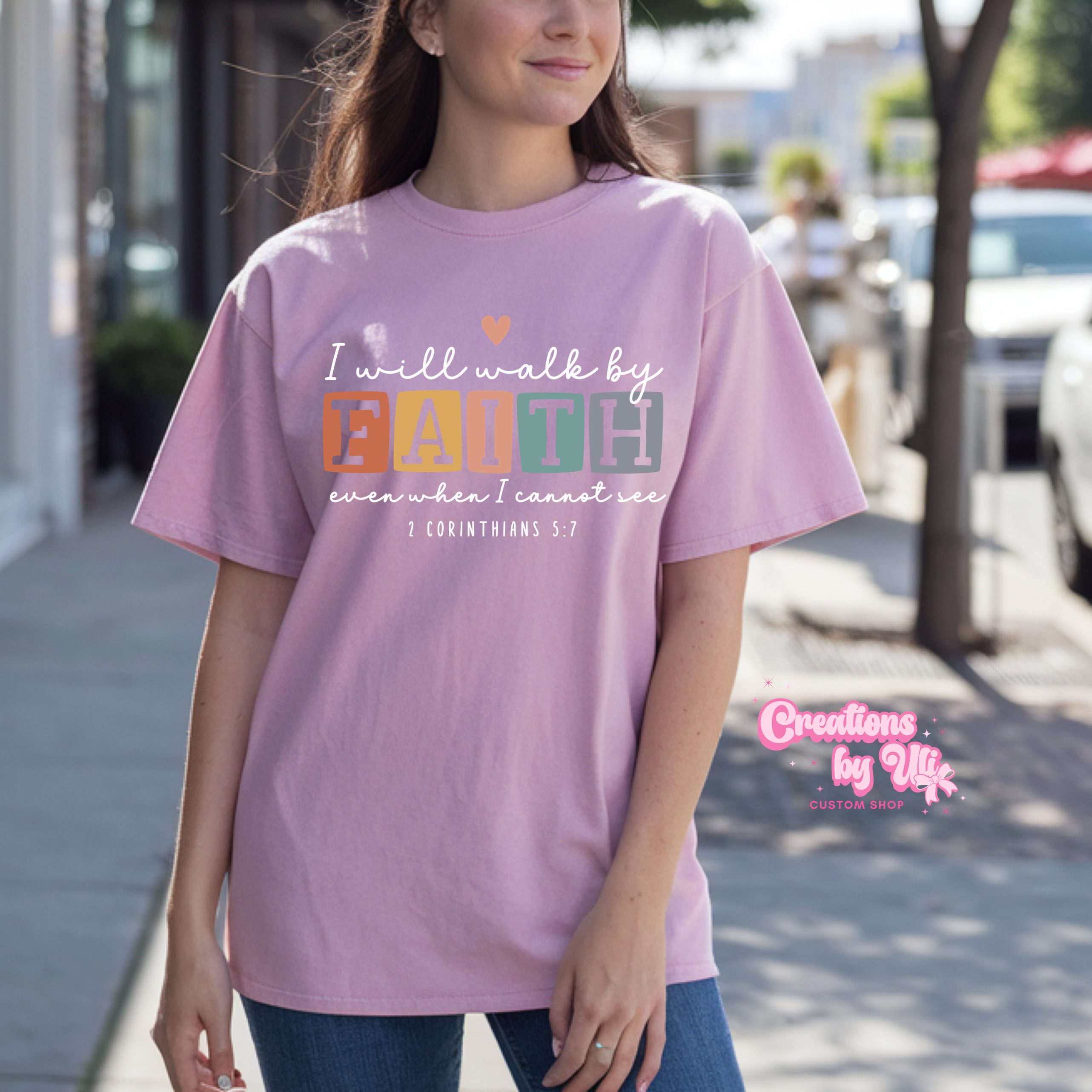 I Will Walk By Faith Tee