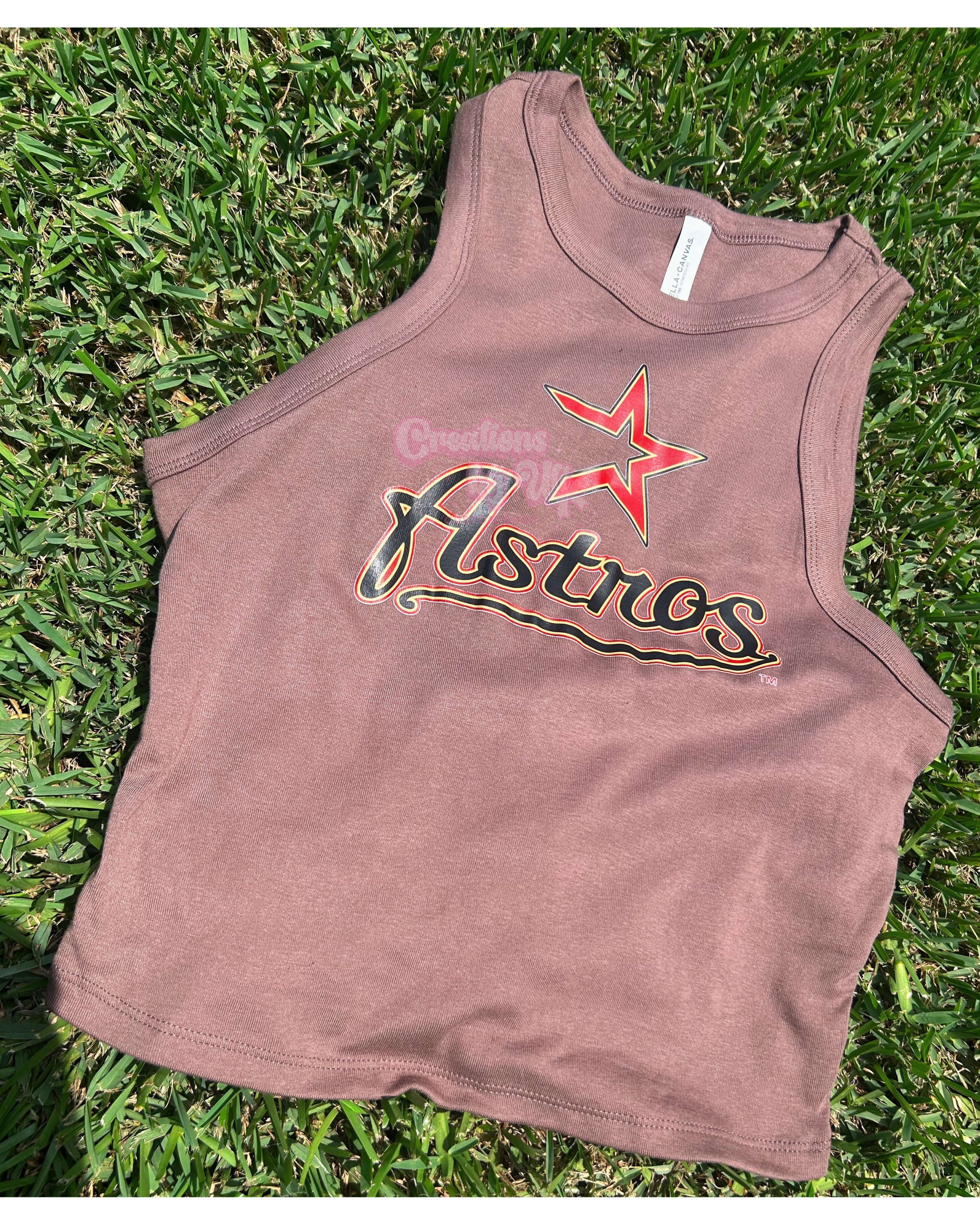Astros Vintage Racerback Tank