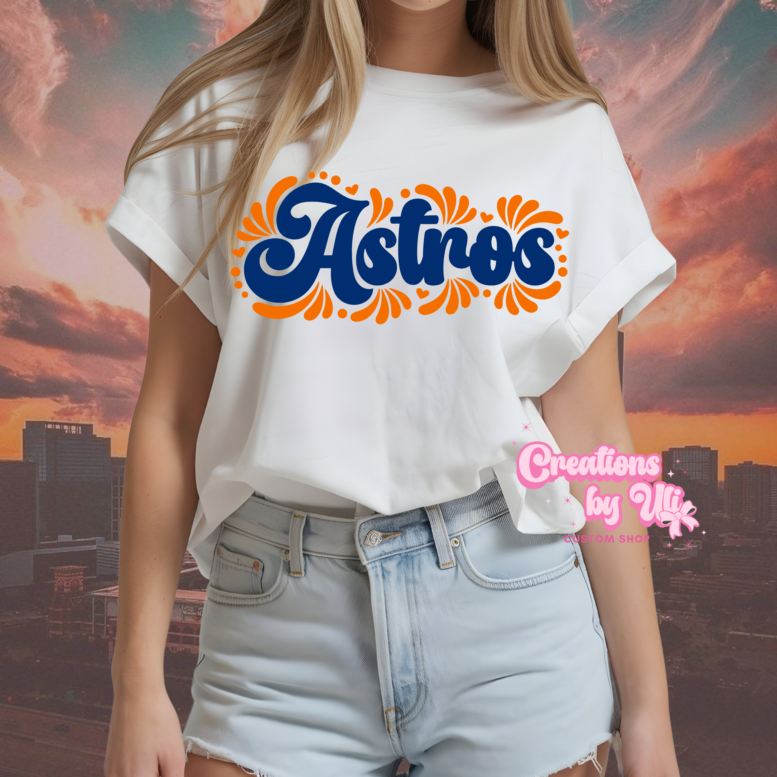 Astros Talavera Script Tee