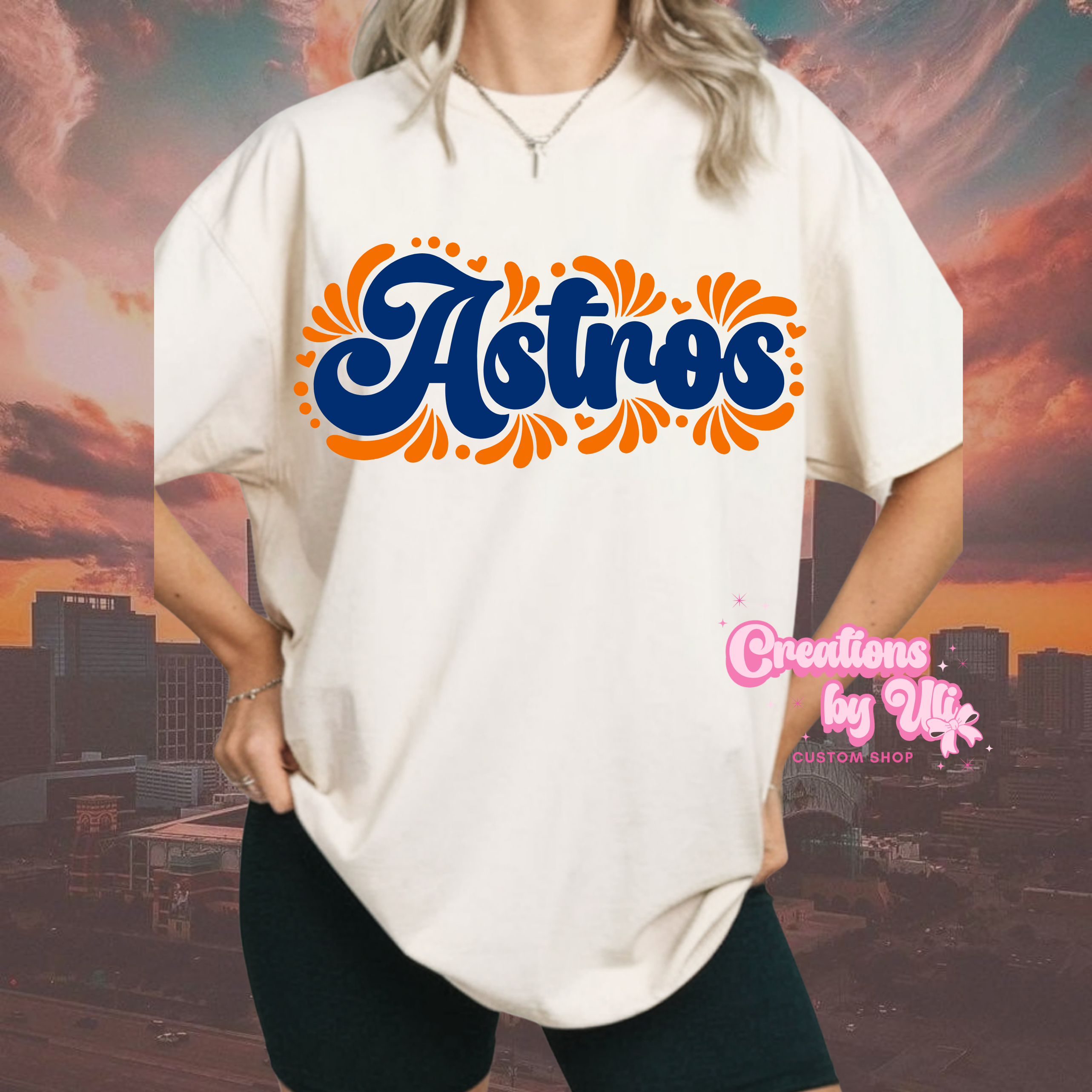 Astros Talavera Script Tee