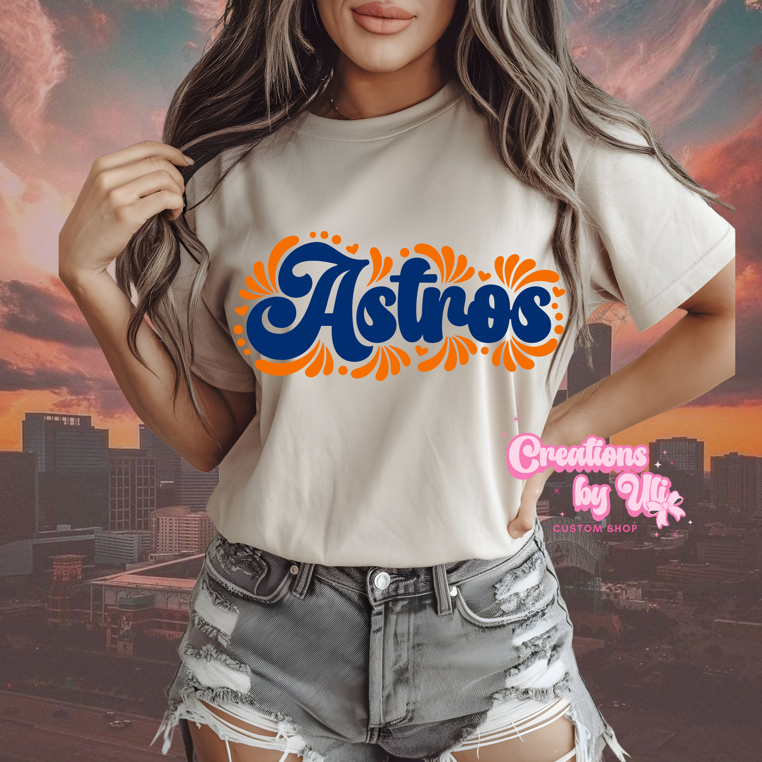 Astros Talavera Script Tee